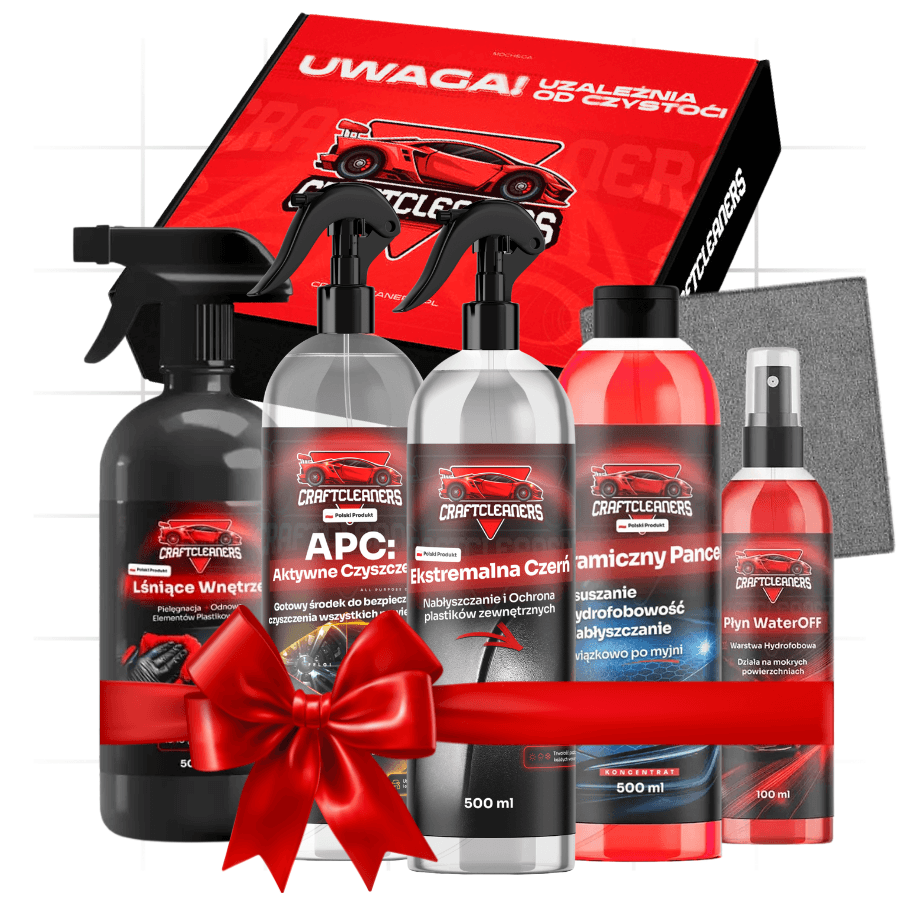 BTS Zestaw 6w1 – Zadbaj o cały samochód (Opakowanie Premium) 🎁